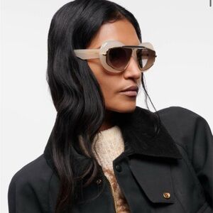 LOEWE Off-White Double Frame Sunglasses